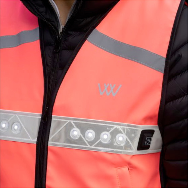 2026 Woof Wear LED Hi Vis Riding Vest WA0036-VZPI - Hi Viz Pink